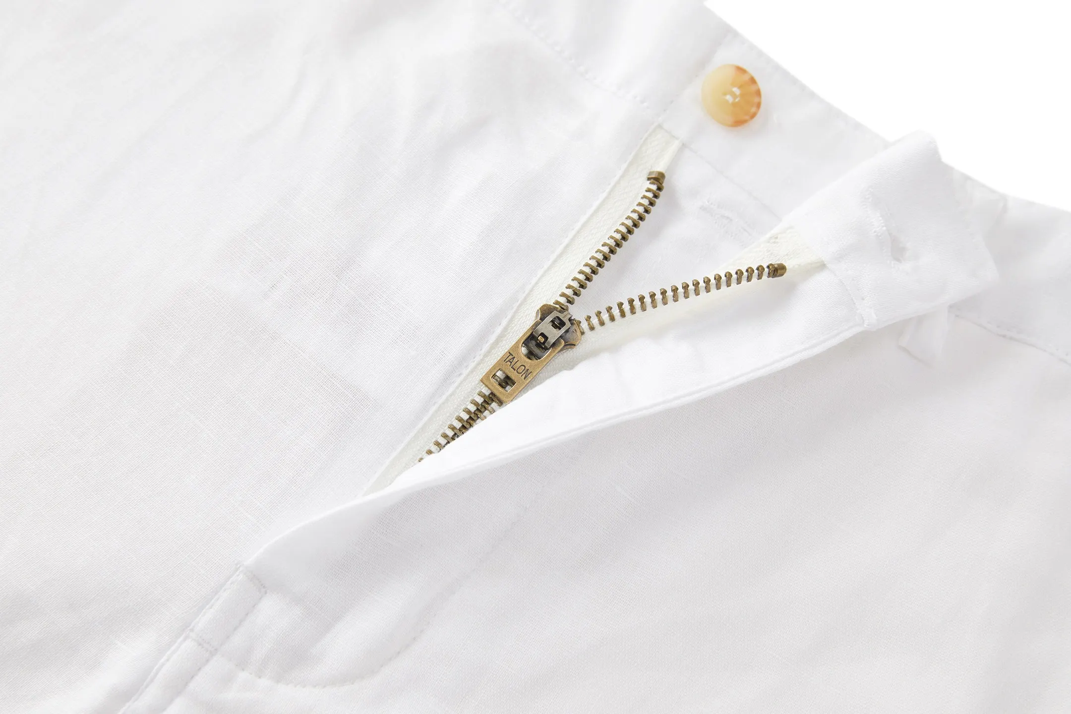 Bedford Embroidered Linen-Cotton Trousers D29519224 — view 3