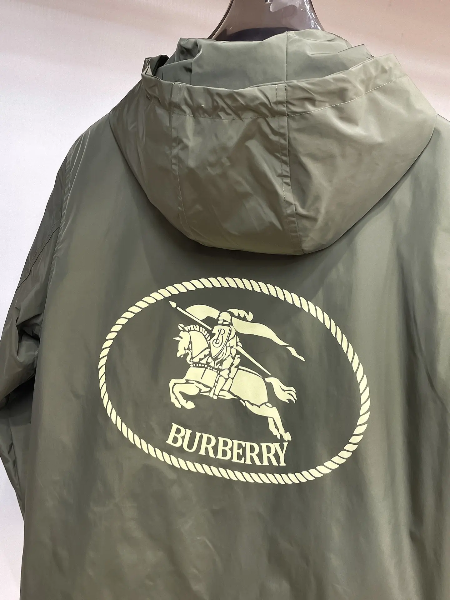 Logo-Appliqué Hooded Shell Jacket D30014357 — view 5