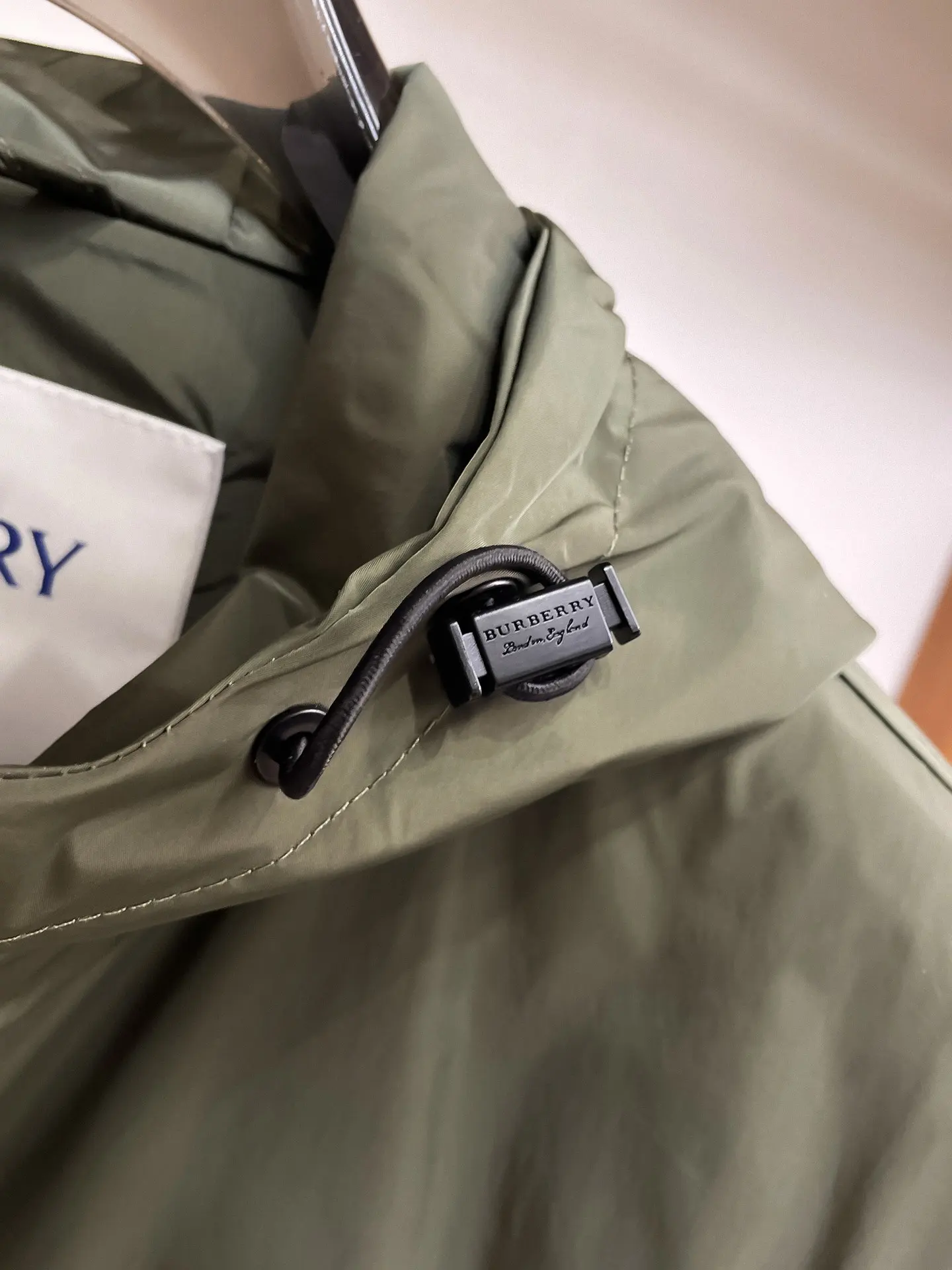 Logo-Appliqué Hooded Shell Jacket D30014357 — view 6