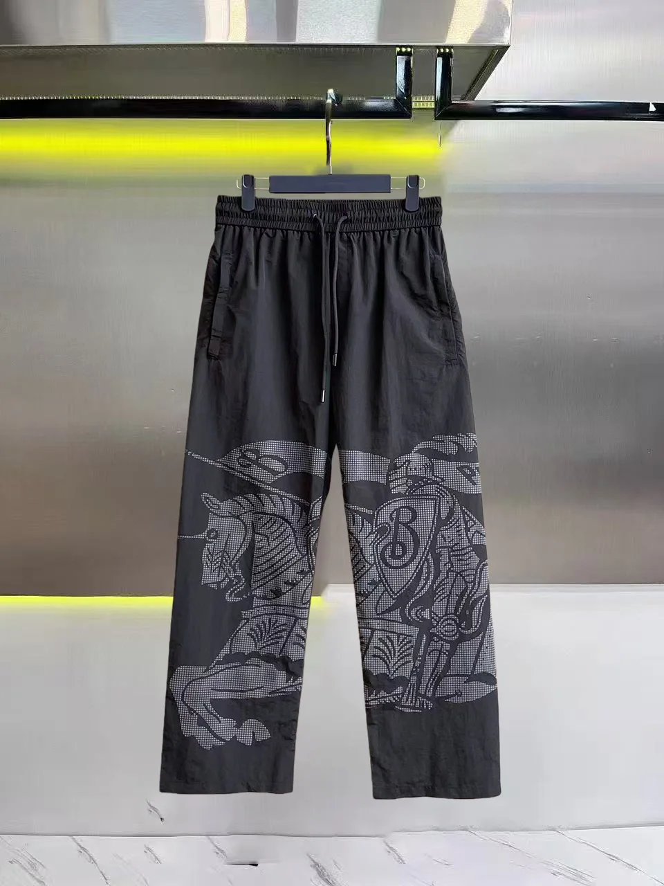 Logo-Print Technical Shell Trousers D30014420 — view 2