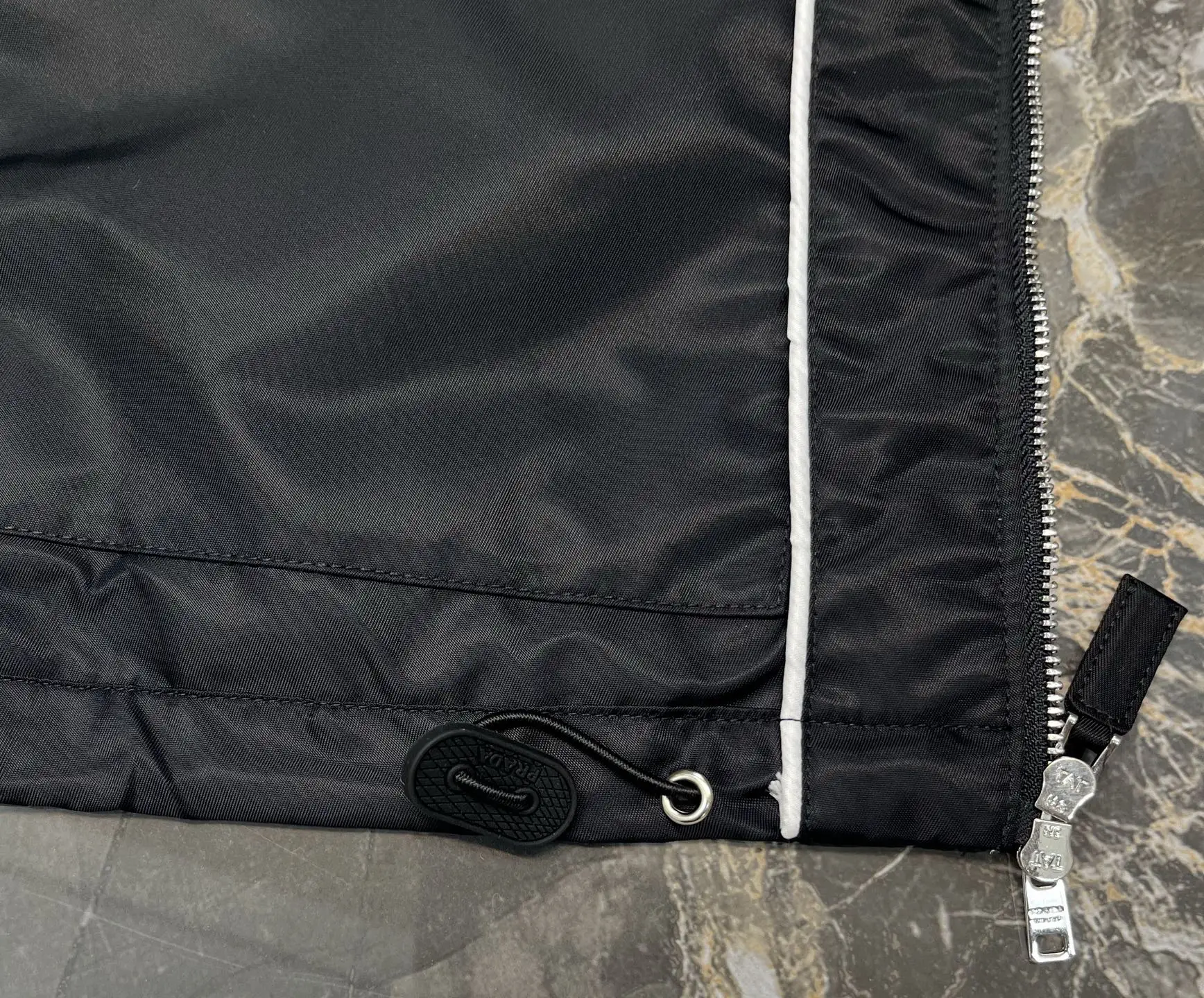 Logo-Appliquéd Hooded Shell Jacket D30019130 — view 6