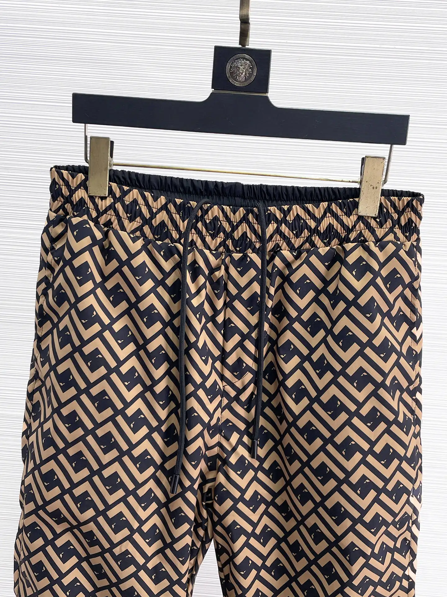 FF Monogram Print Drawstring Trousers D30014427 — view 4