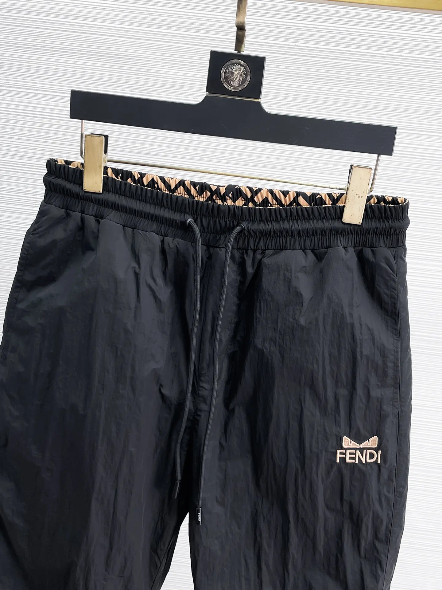 FF Monogram Print Drawstring Trousers D30014427 — view 6