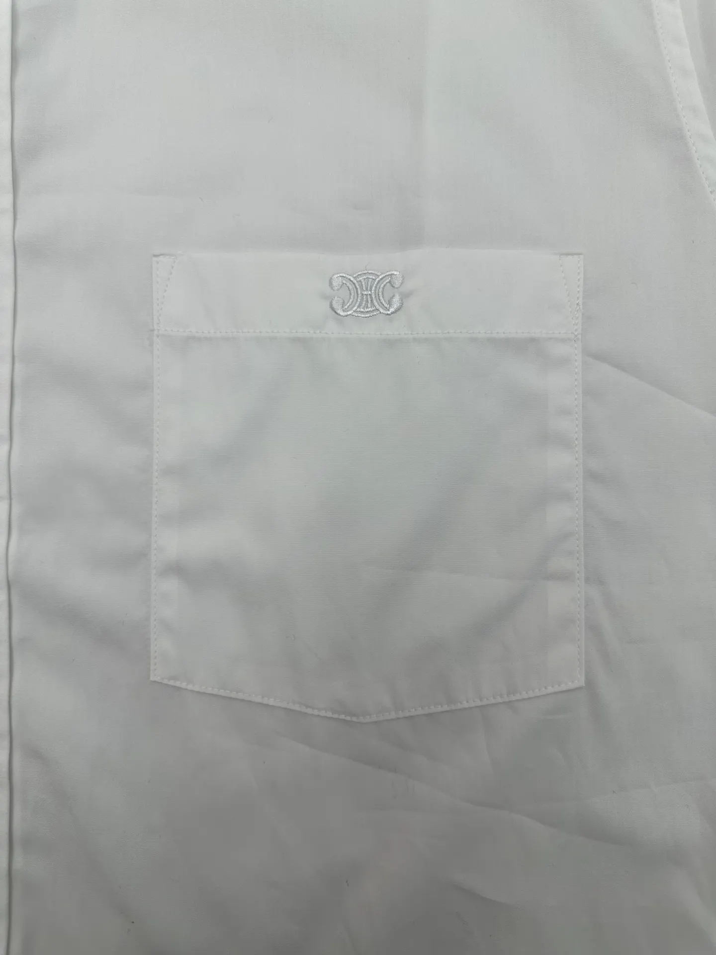 Embroidered Logo Cotton Poplin Shirt D30013973 — view 4