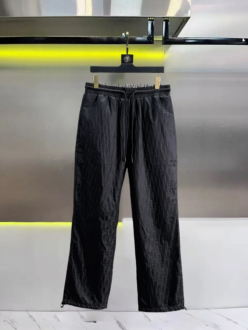 Oblique Monogram Print Casual Trousers D30014426 — view 3