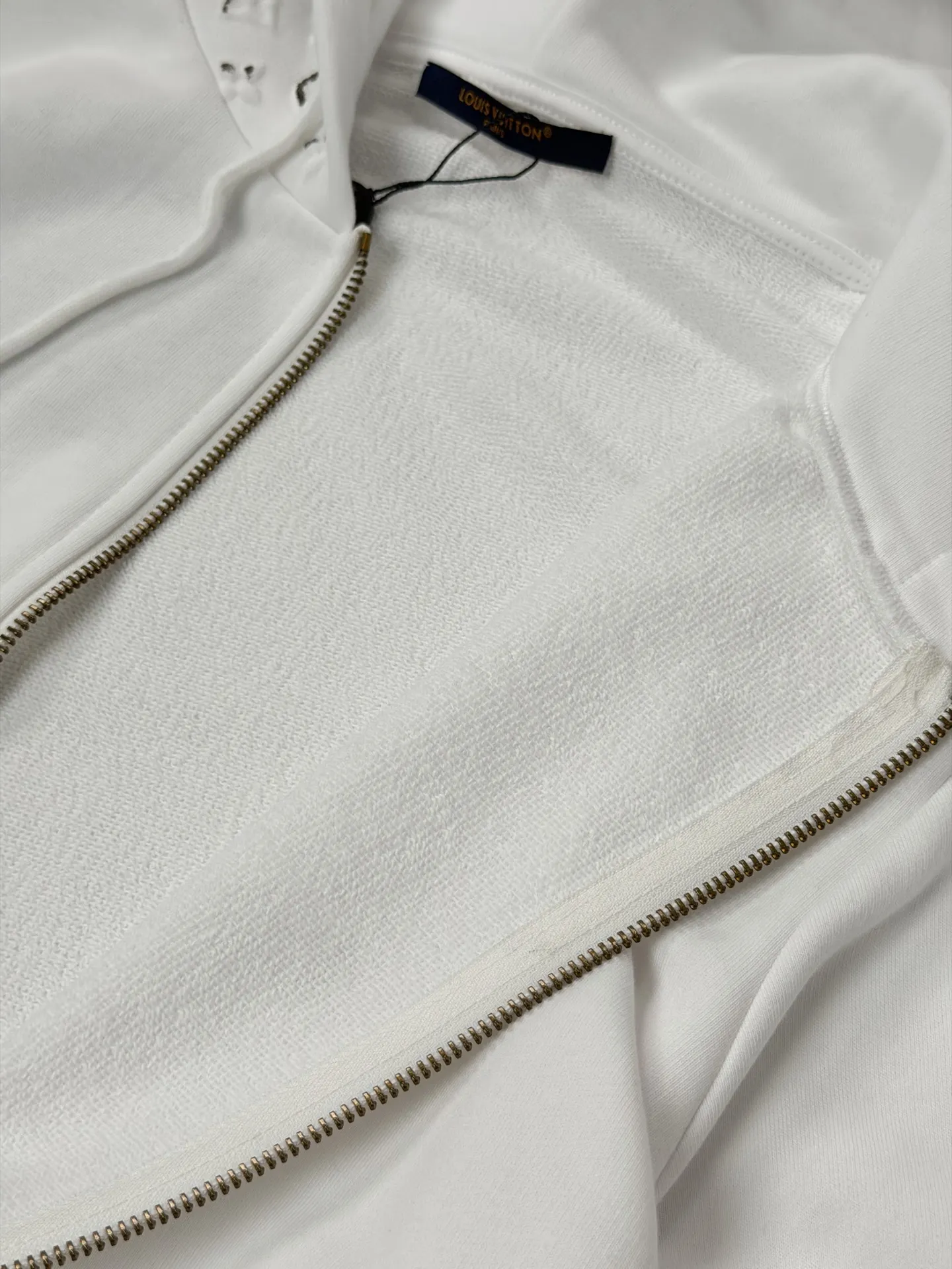 Monogram Embossed Zip-Up Hoodie D30020673 — view 8