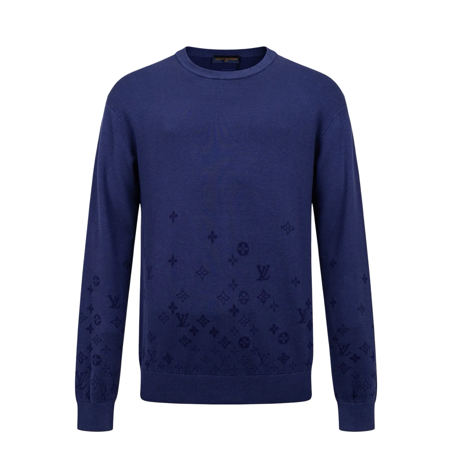 Monogram Gradient Jacquard Crew-Neck Sweater D30021096