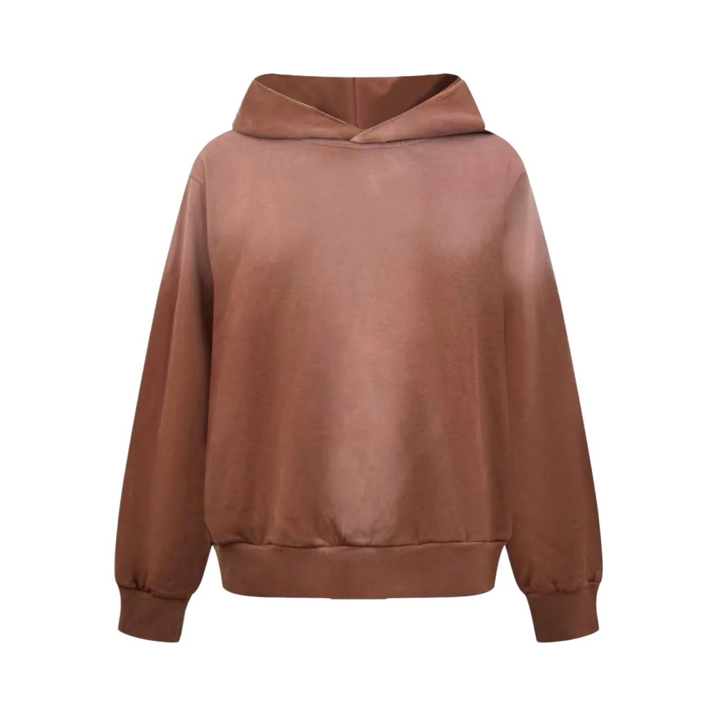 1996 Distressed Mud-Wash Cotton Hoodie D30021001