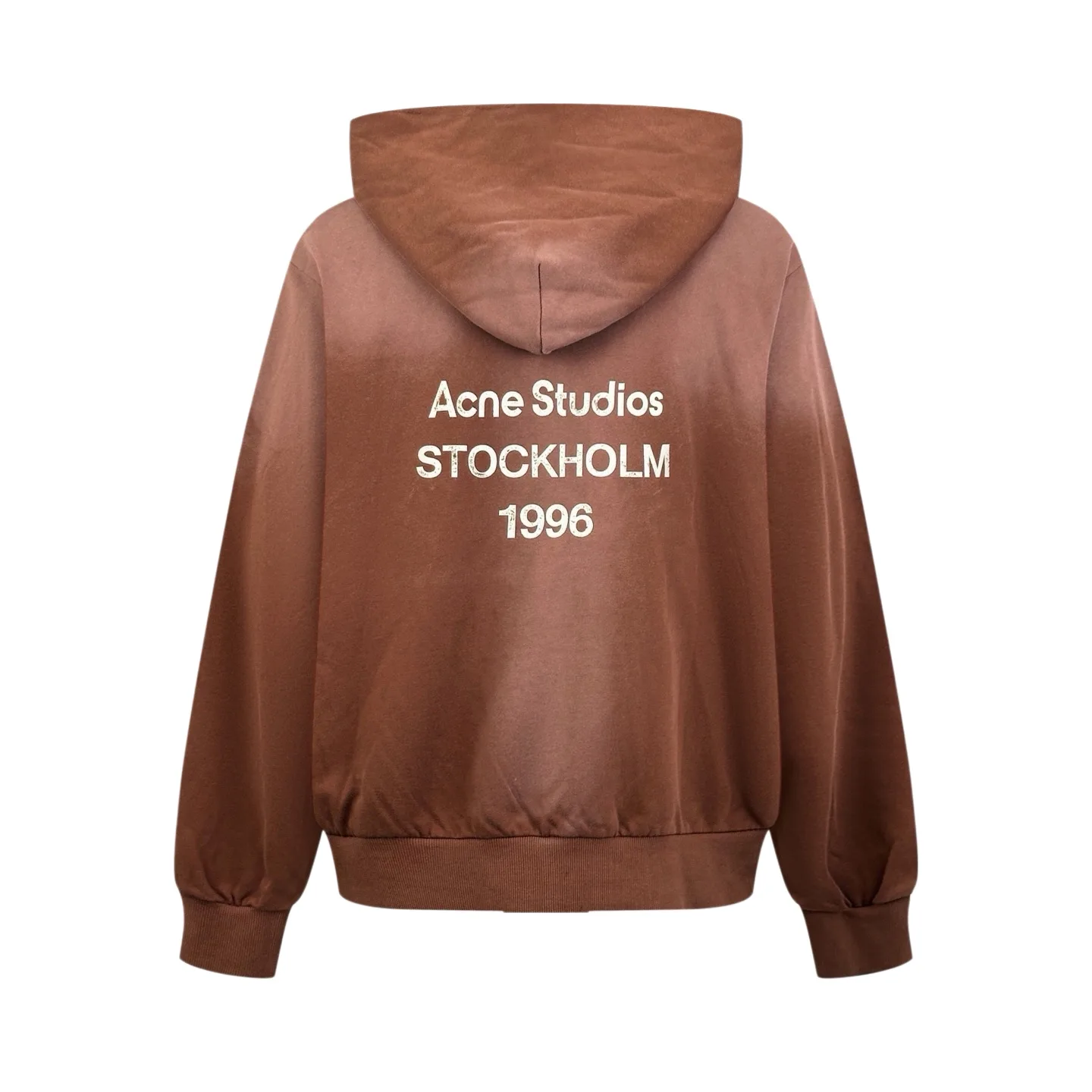 1996 Distressed Mud-Wash Cotton Hoodie D30021001 — view 2