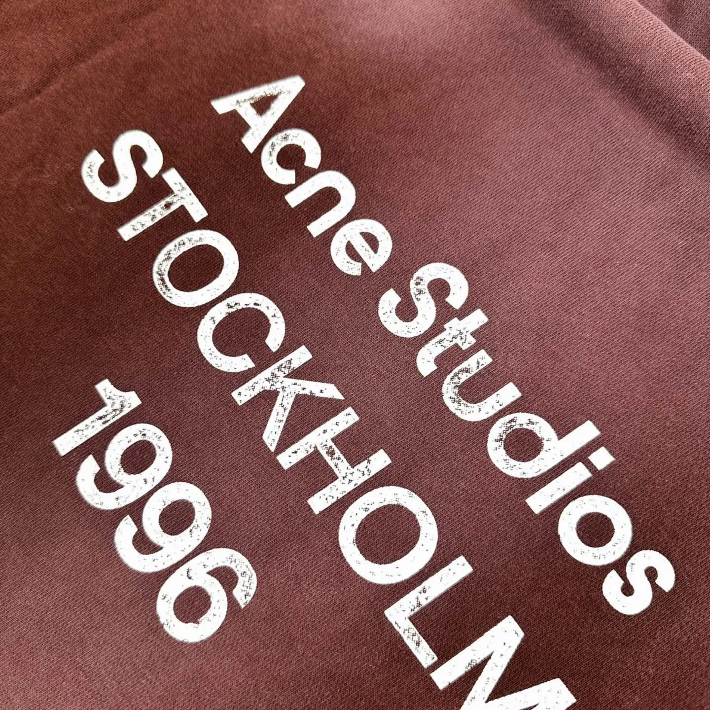 1996 Distressed Mud-Wash Cotton Hoodie D30021001 — view 5