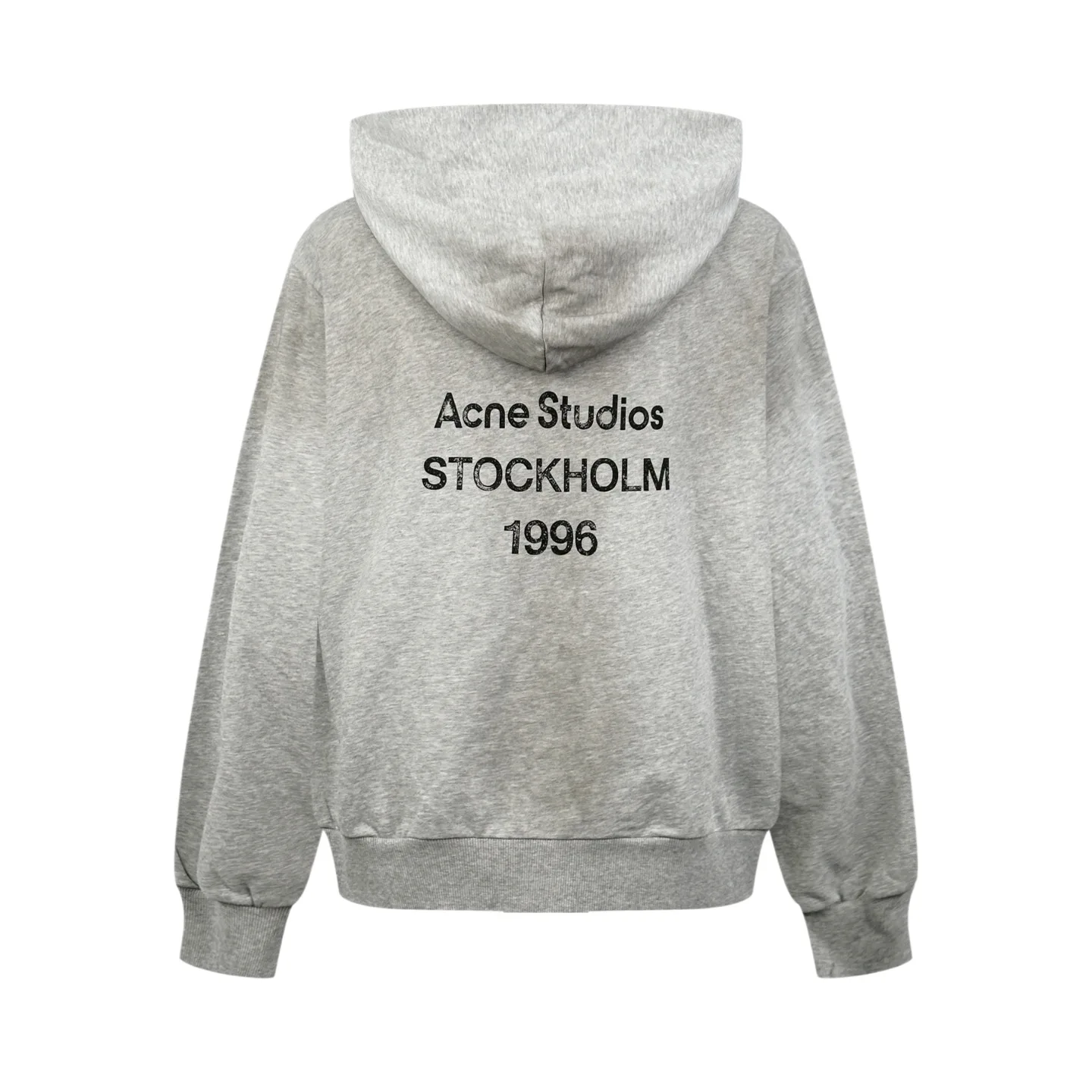 Logo-Print Distressed Cotton-Blend Hoodie D30020999 — view 2