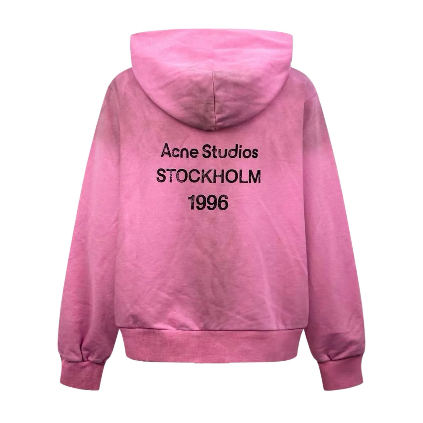 1996 Distressed Mud-Wash Cotton Hoodie D30021002 — view 2