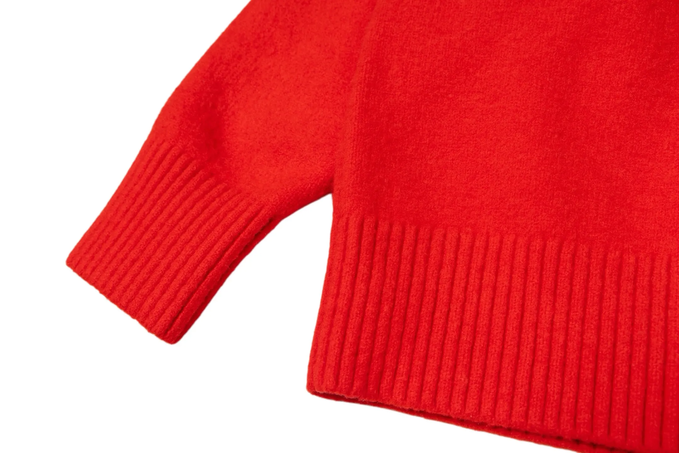 Ami de Coeur Alpaca-Blend Crew-Neck Sweater D30021138 — view 6