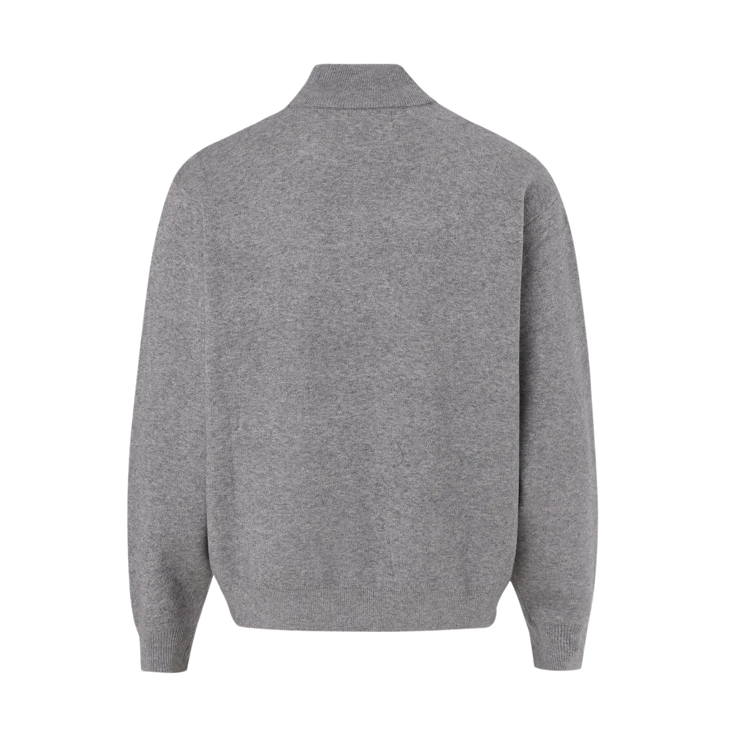 Logo-Intarsia Half-Zip Wool Sweater D30021037 — view 2