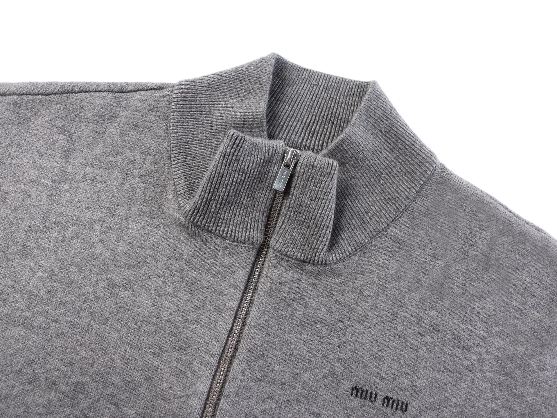 Logo-Intarsia Half-Zip Wool Sweater D30021037 — view 3