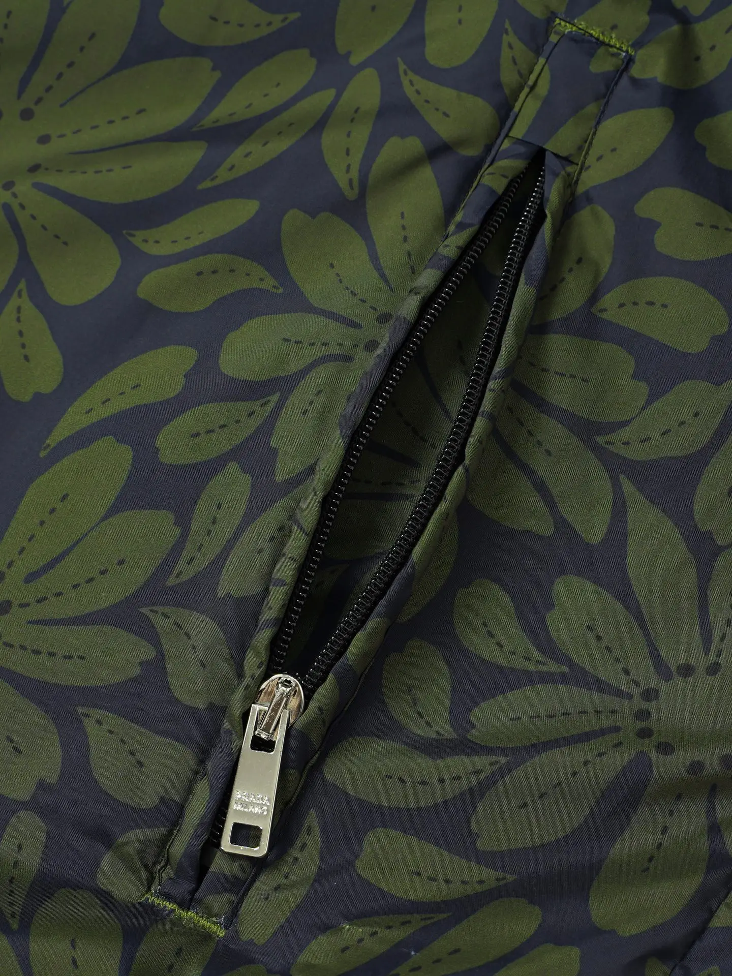 Reversible Floral-Print Nylon Jacket D30023614 — view 8