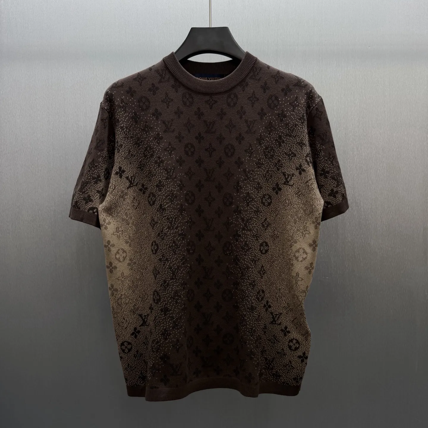 Monogram Faded Jacquard Knit T-Shirt D30014172