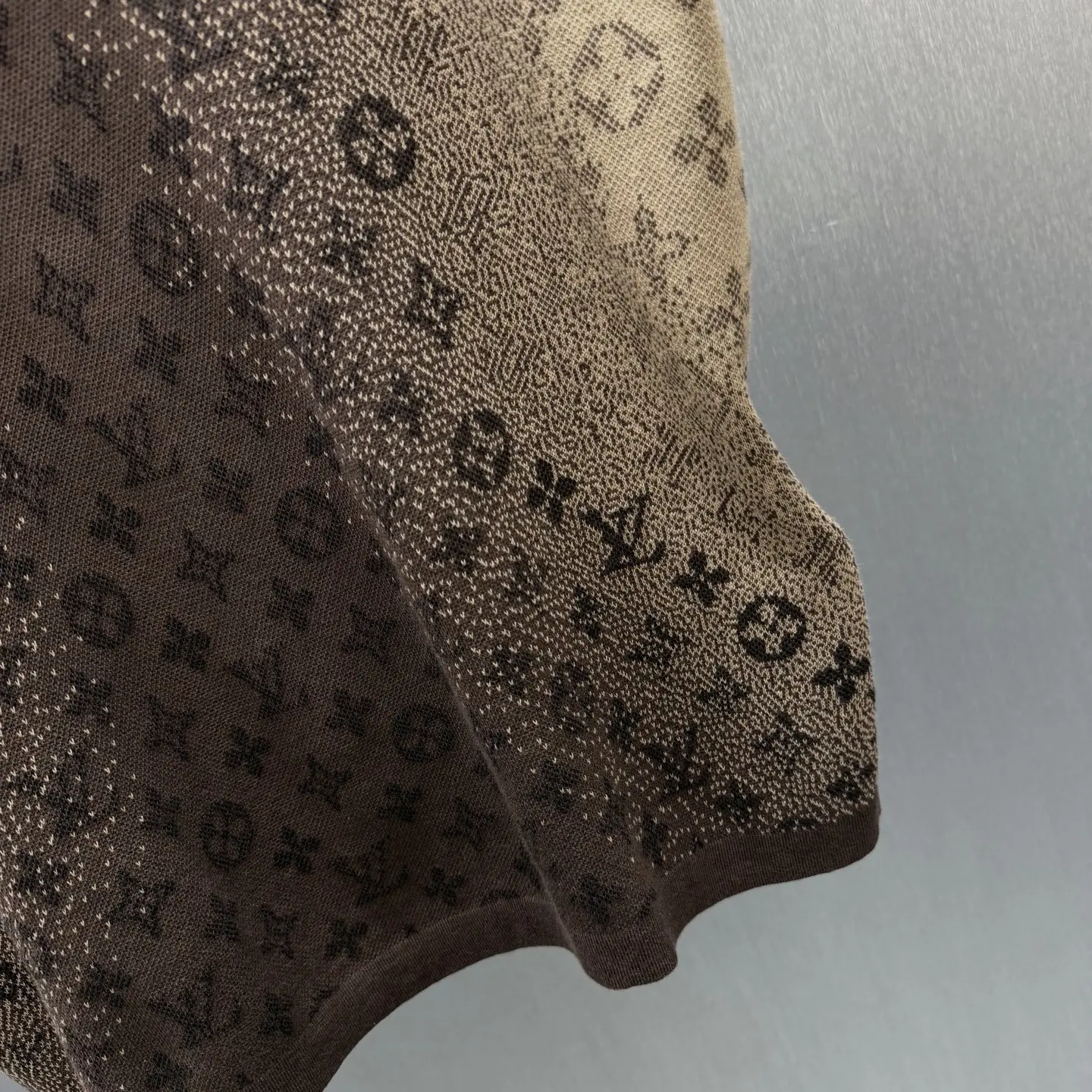 Monogram Faded Jacquard Knit T-Shirt D30014172 — view 5