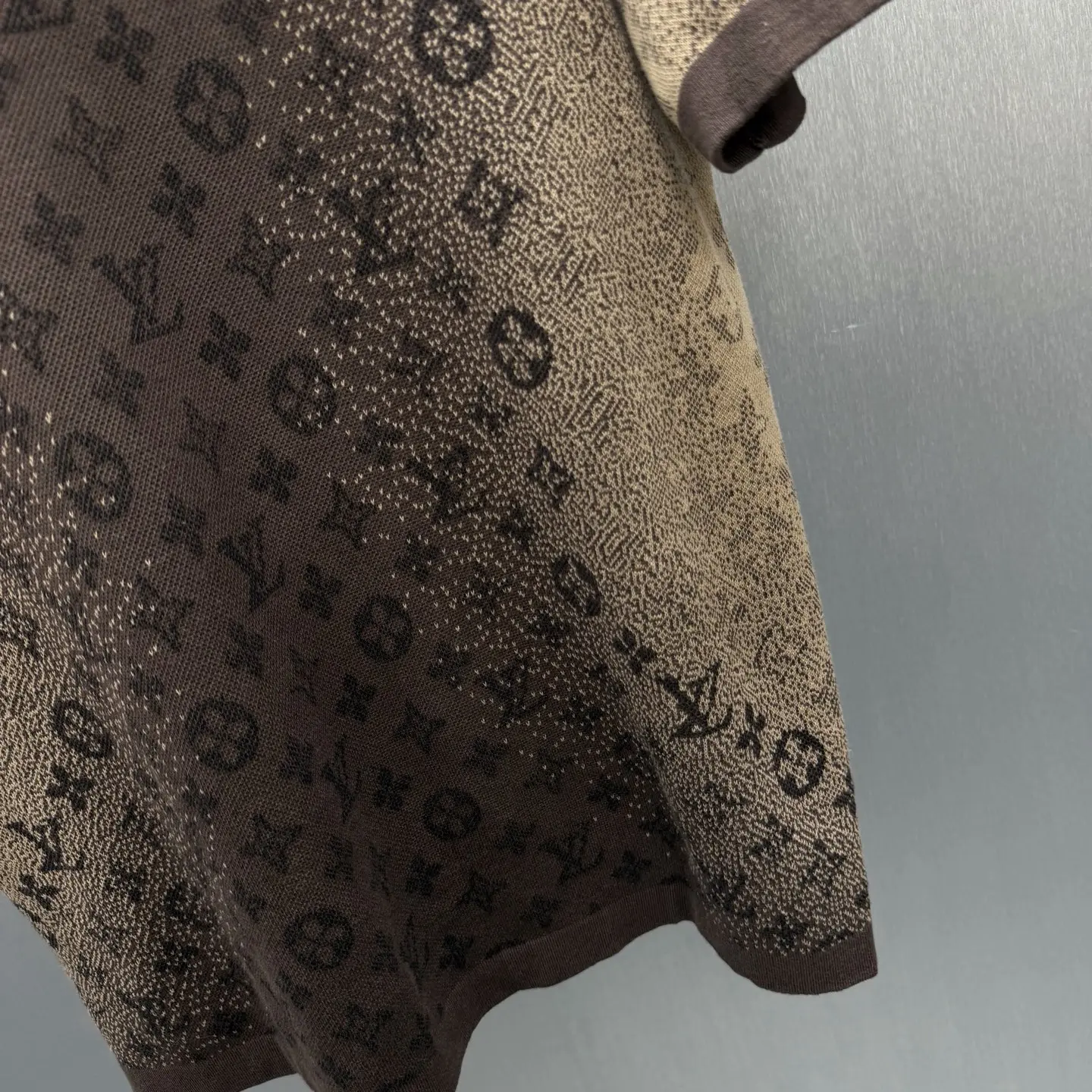 Monogram Faded Jacquard Knit T-Shirt D30014172 — view 8