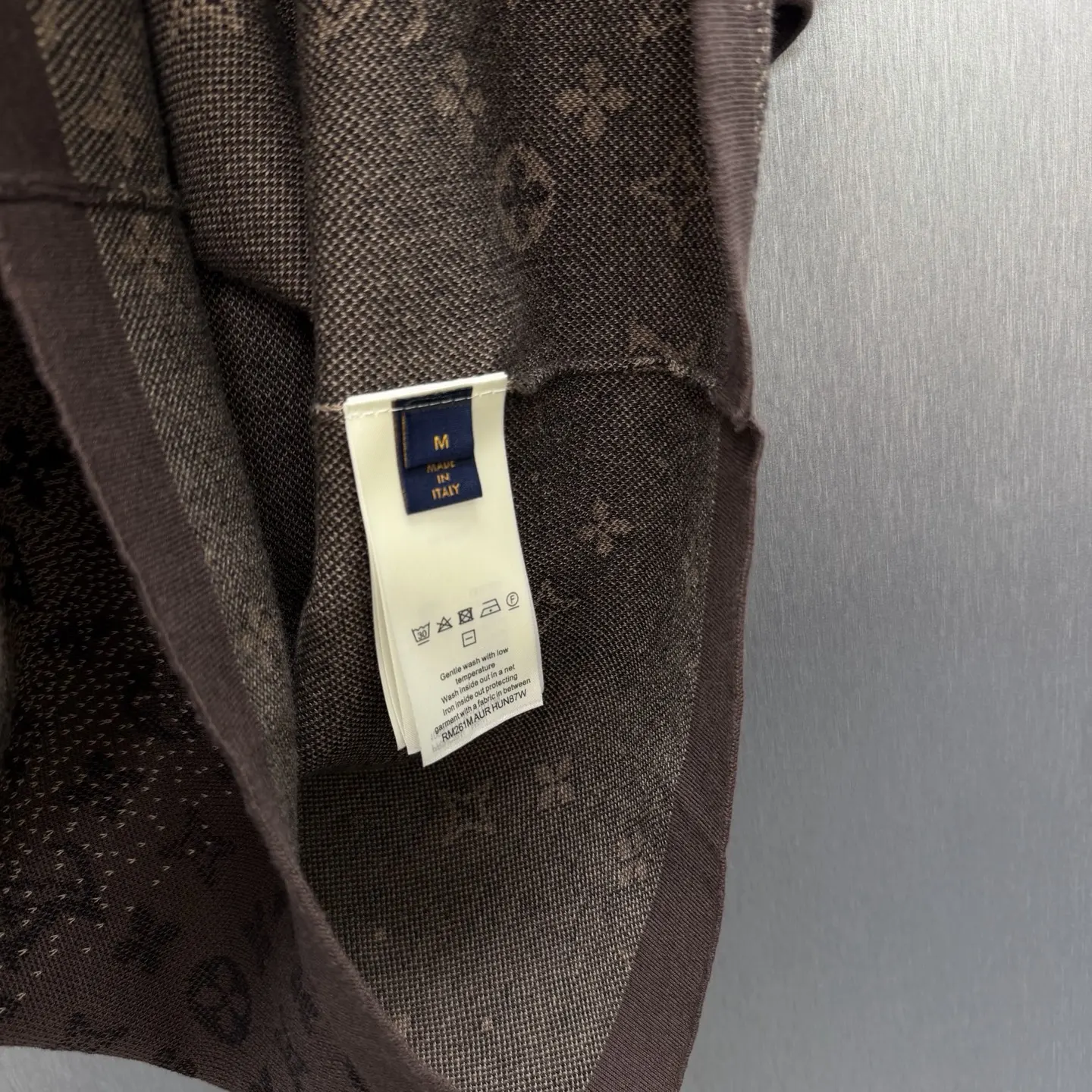 Monogram Faded Jacquard Knit T-Shirt D30014172 — view 9