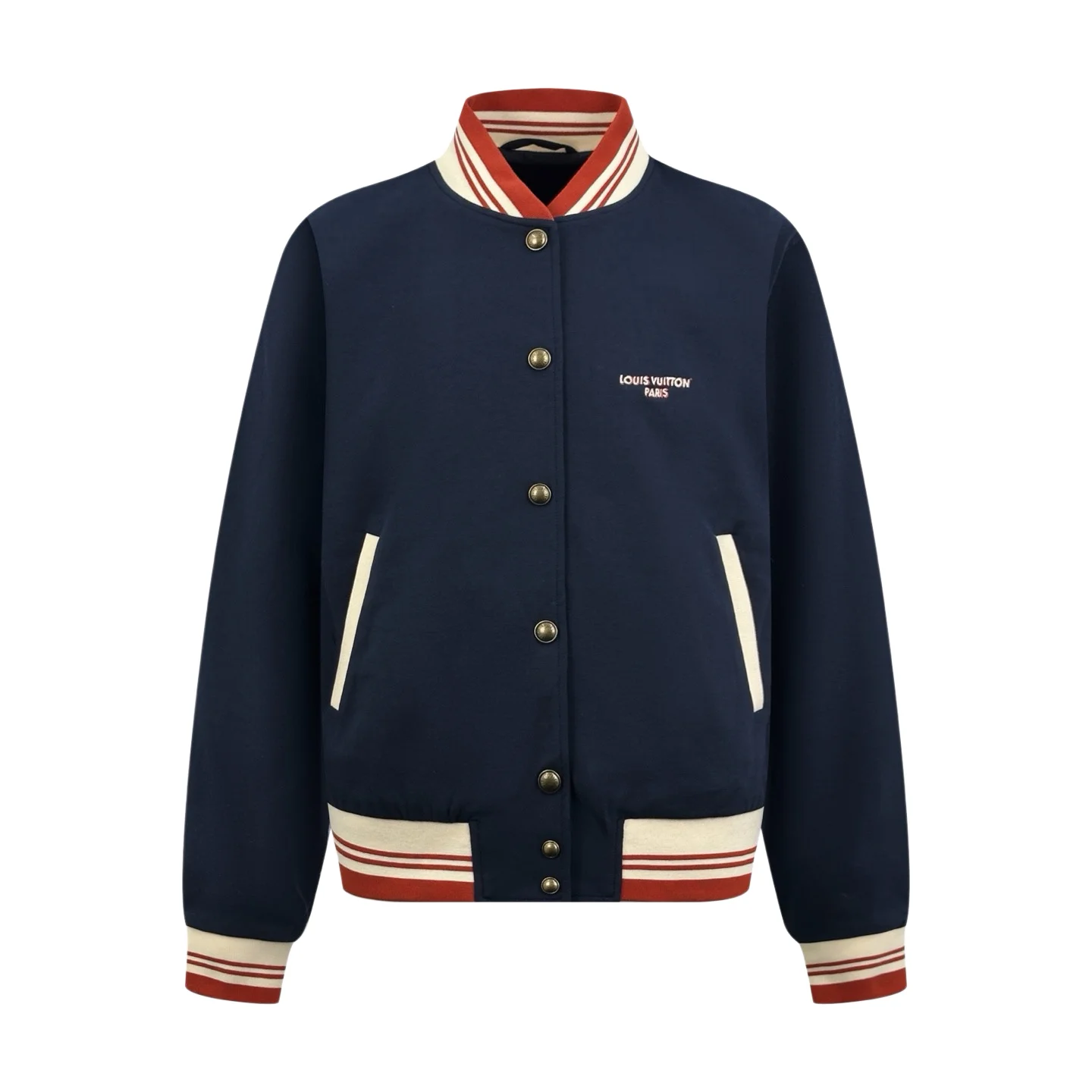 Embroidered Cotton-Jersey Varsity Jacket D30521225