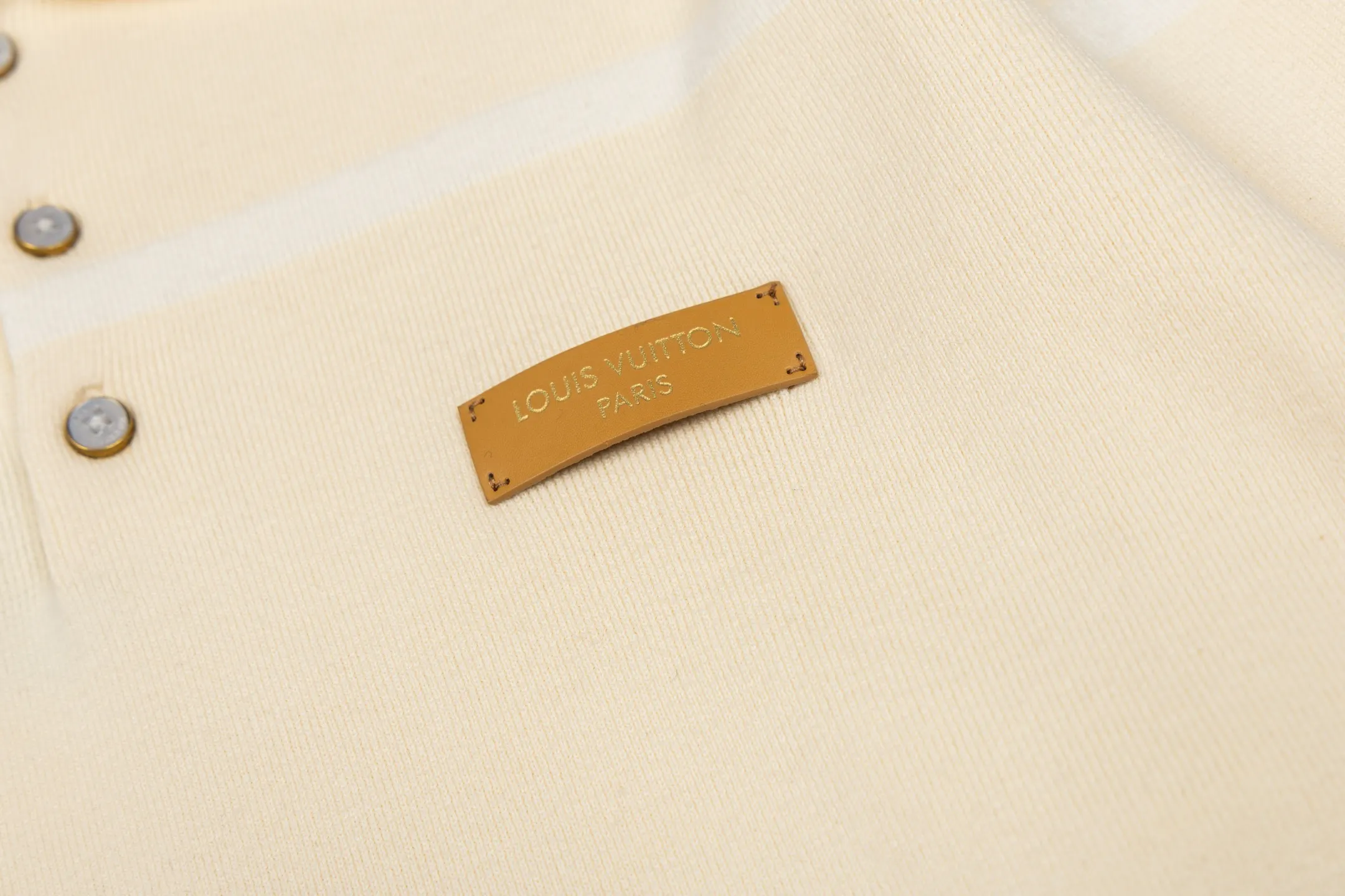 Striped Knit Long-Sleeve Polo Shirt D30521167 — view 5