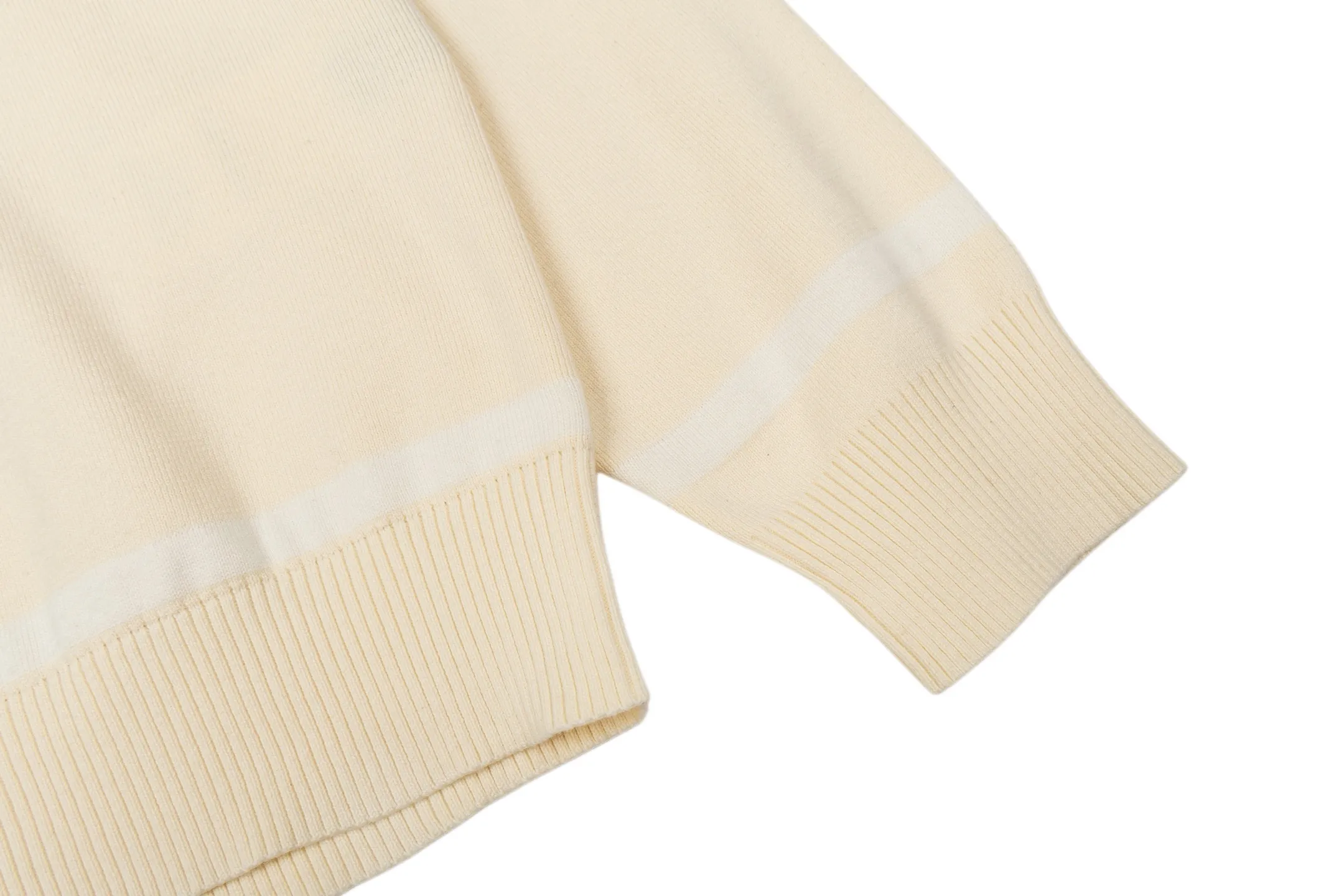 Striped Knit Long-Sleeve Polo Shirt D30521167 — view 6