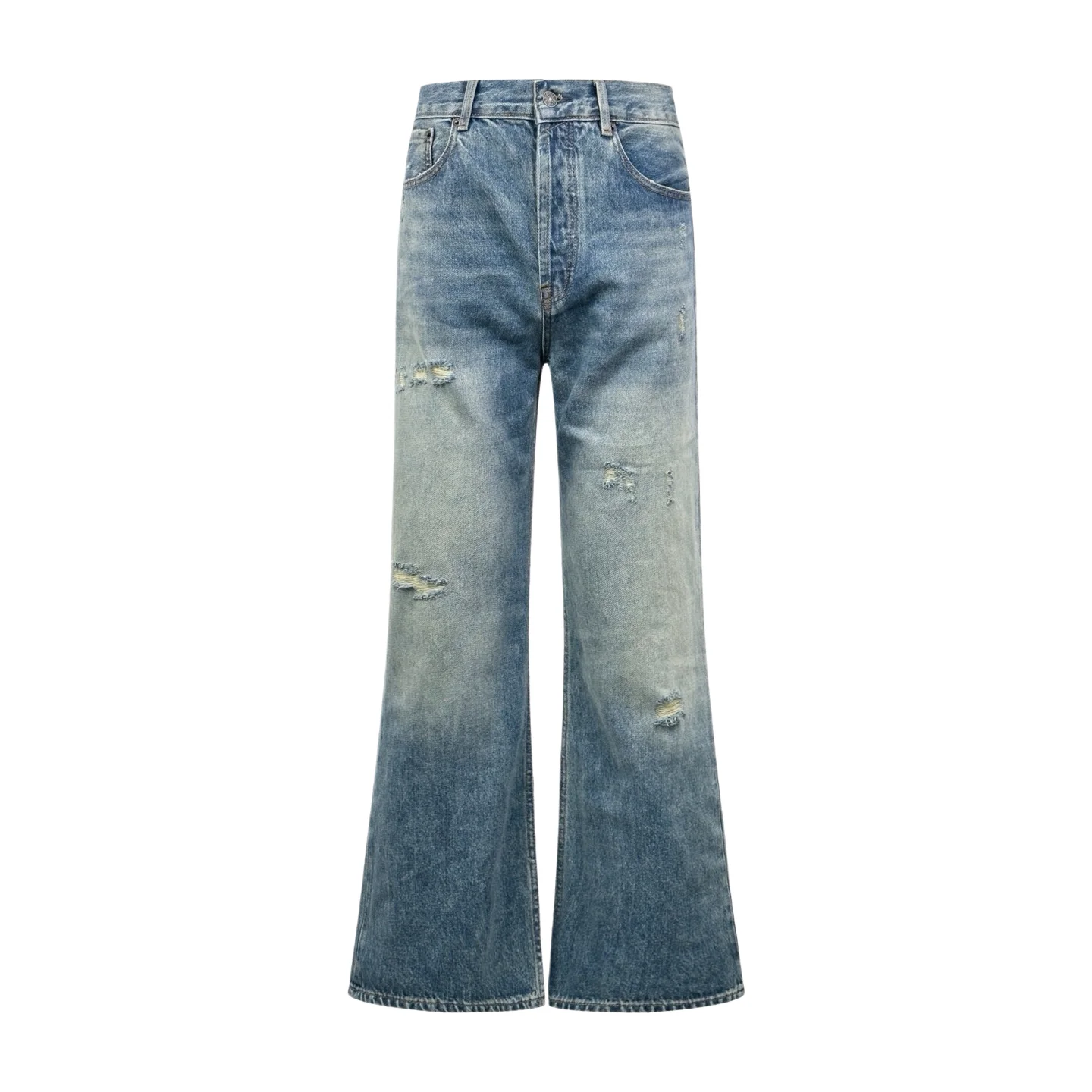 Distressed Wide-Leg Jeans D30521024