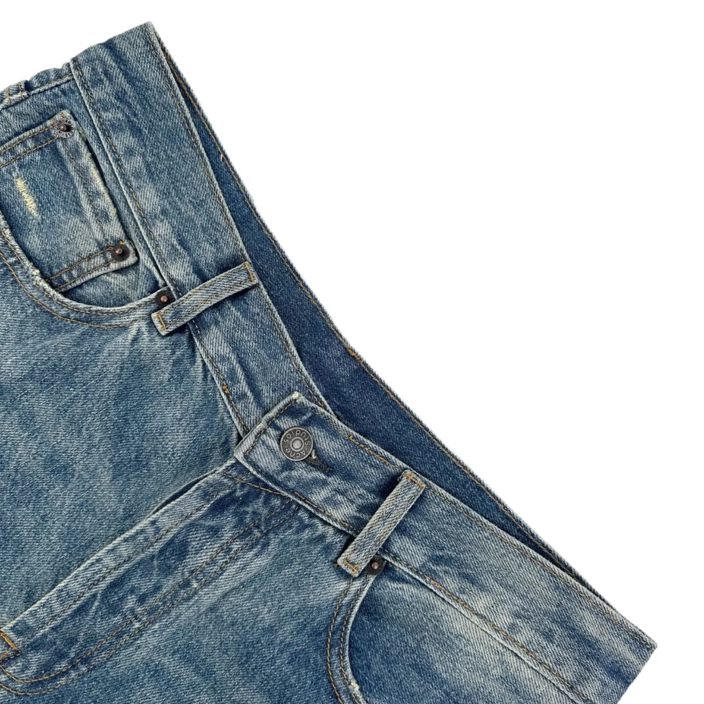 Distressed Wide-Leg Jeans D30521024 — view 3