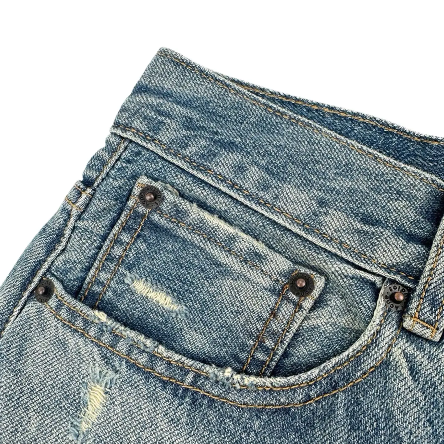 Distressed Wide-Leg Jeans D30521024 — view 4