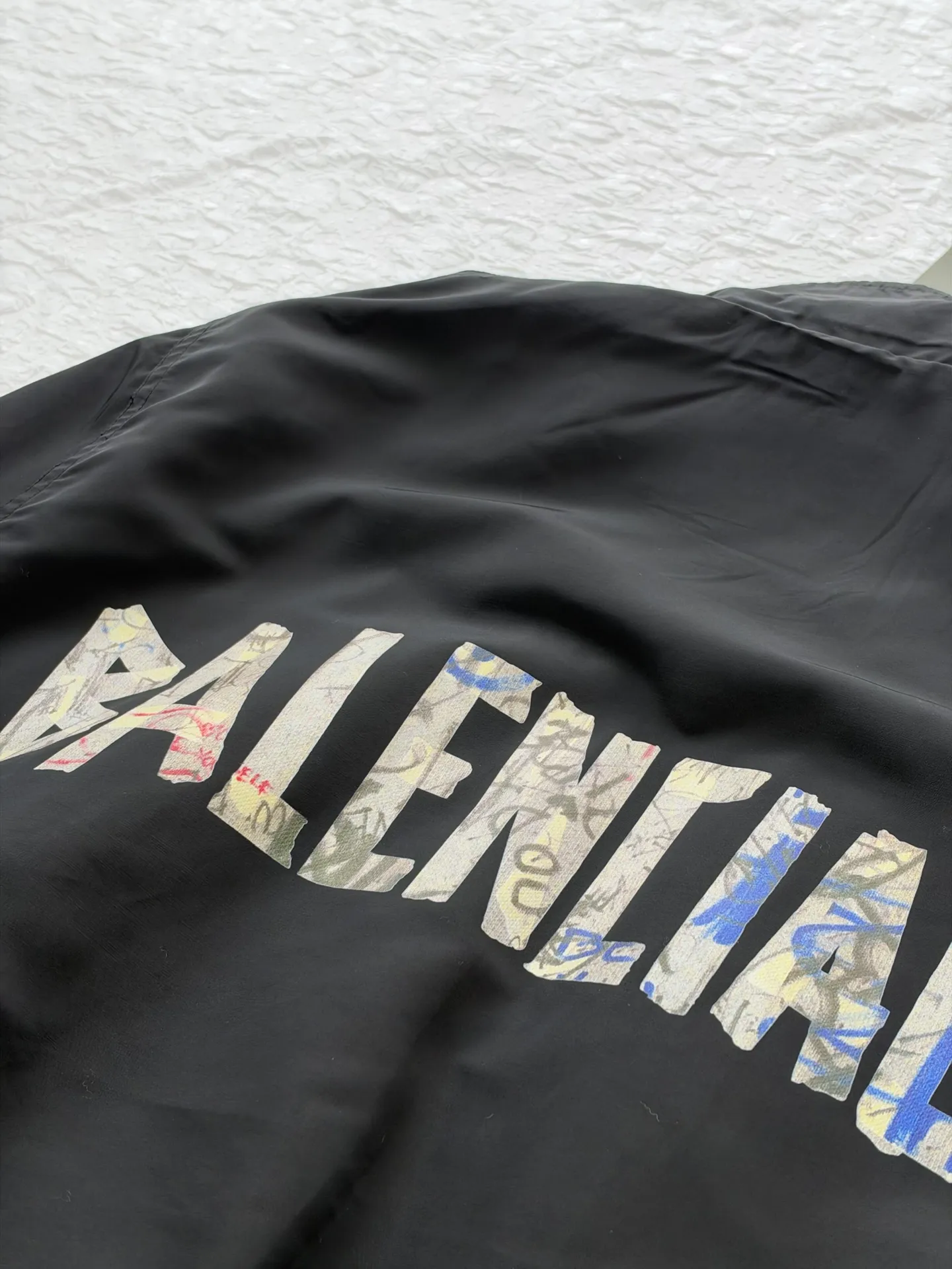 Graffiti Collage Nylon Track Jacket D30519182 — view 7