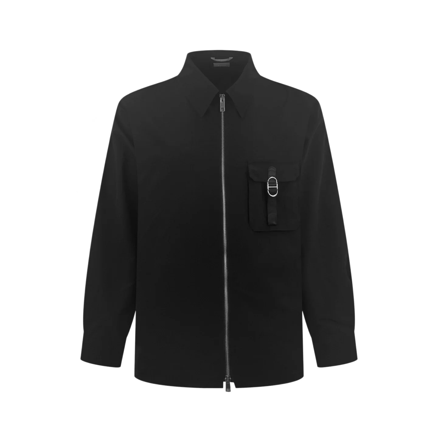 CD Buckle Zip-Up Overshirt D30521012