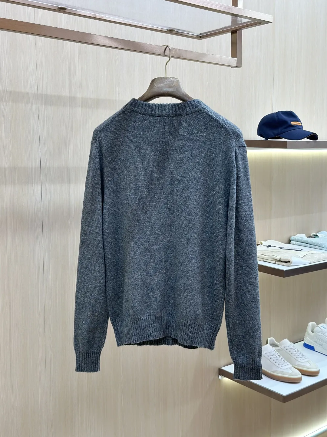 Anchor Rope Embroidered Wool-Blend Sweater D30519137 — view 2