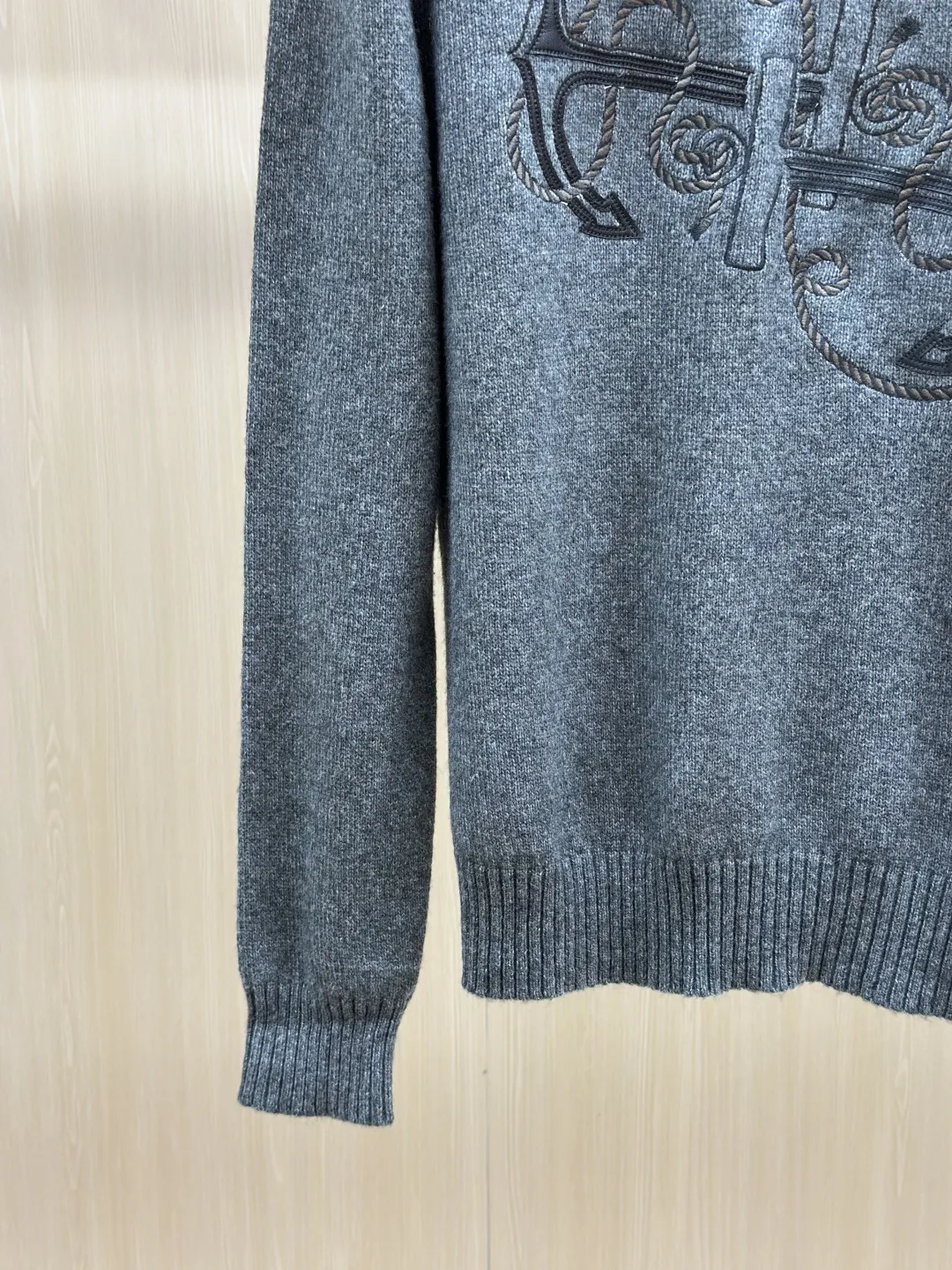 Anchor Rope Embroidered Wool-Blend Sweater D30519137 — view 8