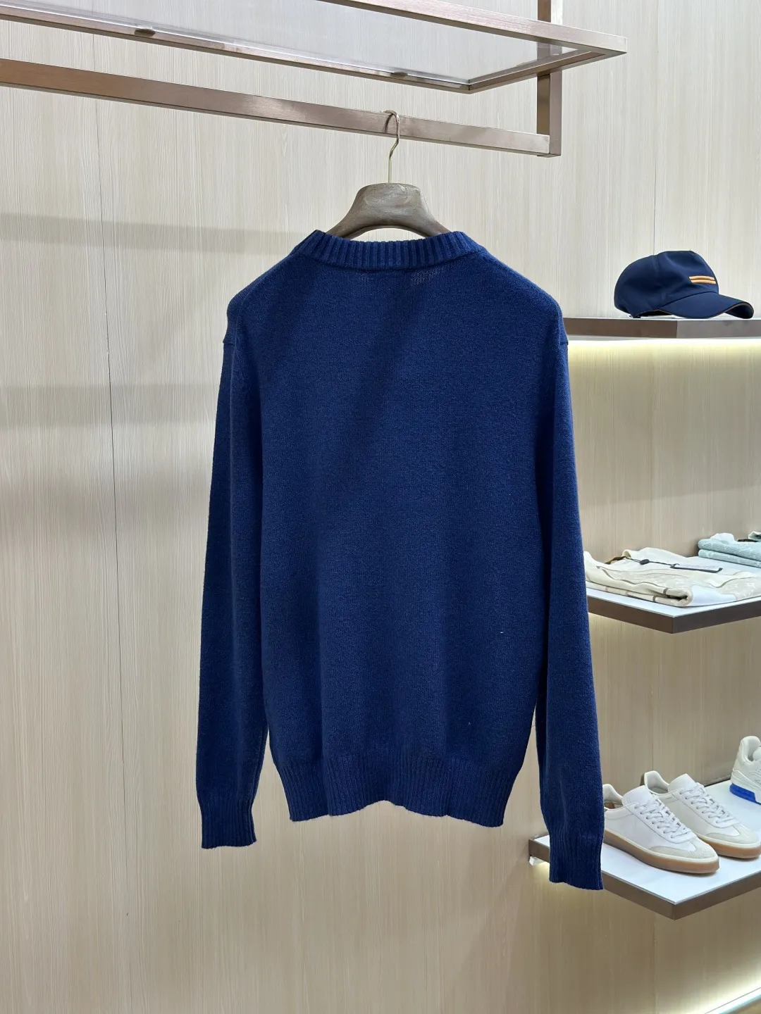 Embroidered Anchor Motif Wool-Blend Sweater D30519139 — view 2