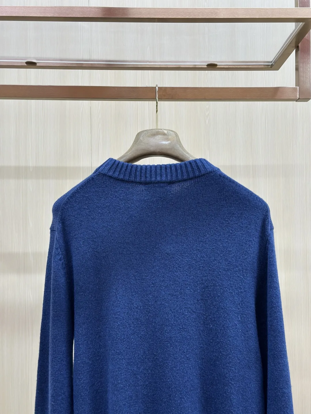 Embroidered Anchor Motif Wool-Blend Sweater D30519139 — view 9