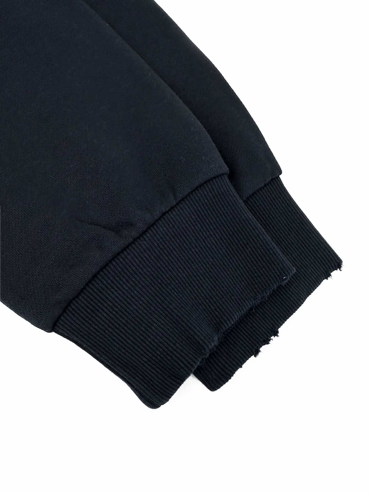 Logo-Print Distressed Fleece Zip-Up Jacket D30519214 — view 8