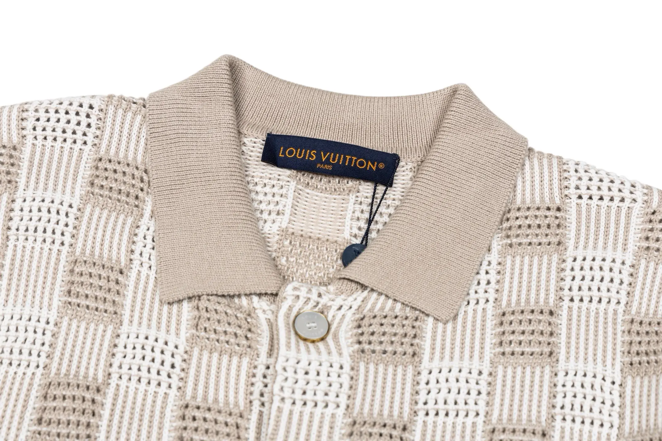 Damier Tweed Knit Cardigan D31021035 — view 3