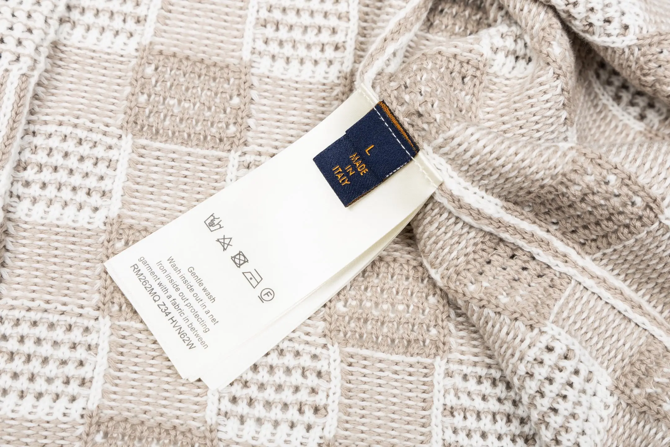 Damier Tweed Knit Cardigan D31021035 — view 9
