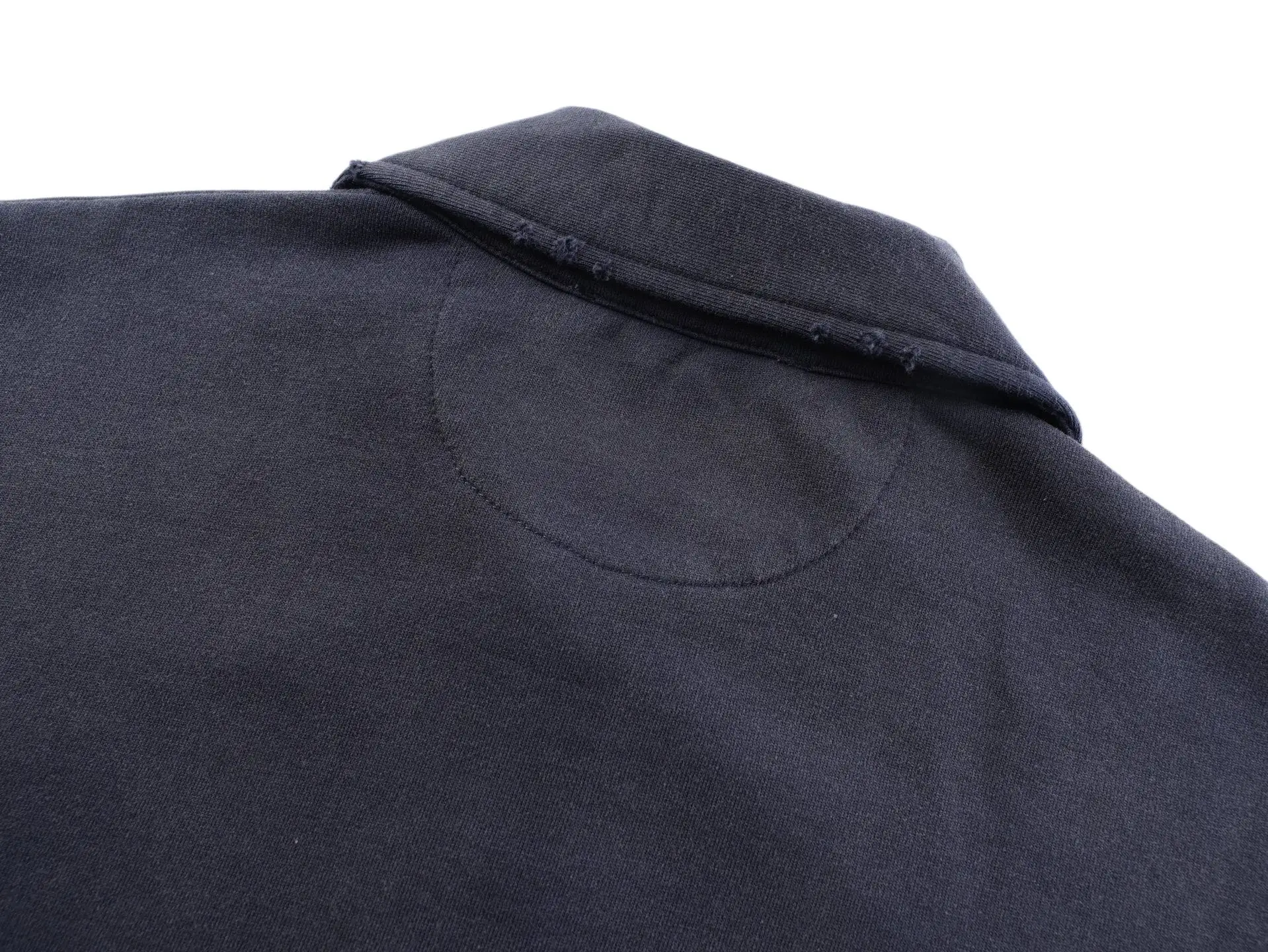 Logo-Print Distressed Cotton-Jersey Zip-Up Jacket D31021034 — view 4