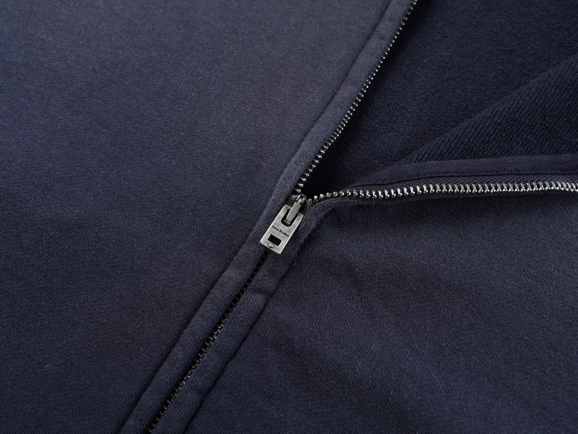 Logo-Print Distressed Cotton-Jersey Zip-Up Jacket D31021034 — view 5