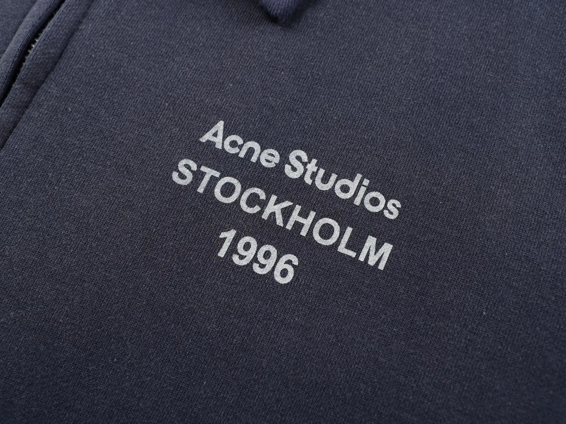 Logo-Print Distressed Cotton-Jersey Zip-Up Jacket D31021034 — view 6
