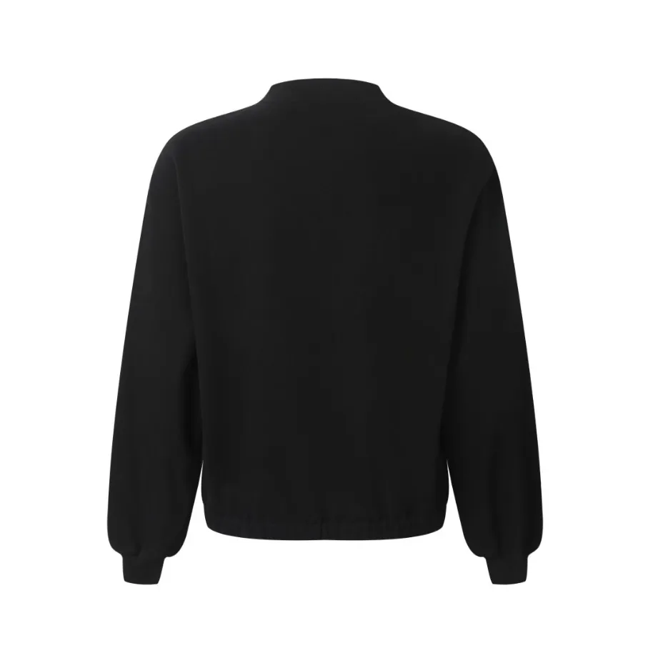 Triomphe Embroidered Cotton-Jersey Bomber Jacket D31013766 — view 2