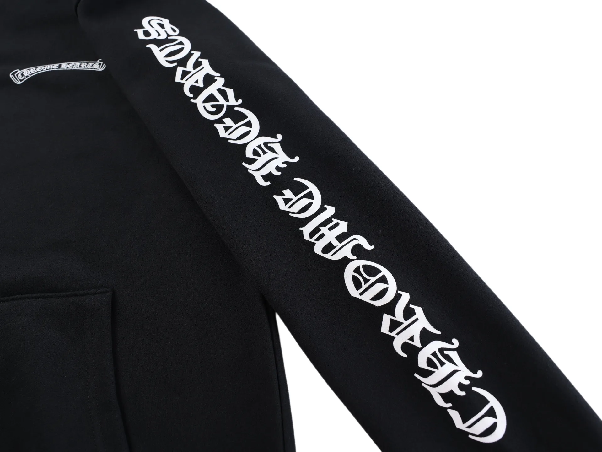 Scroll Logo Zip-Up Cotton Hoodie D31021152 — view 6