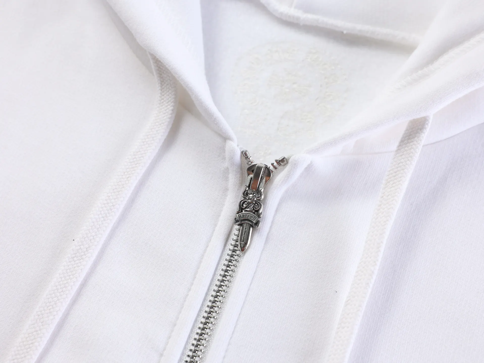 Logo-Print Fleece-Back Cotton Zip-Up Hoodie D31021154 — view 4
