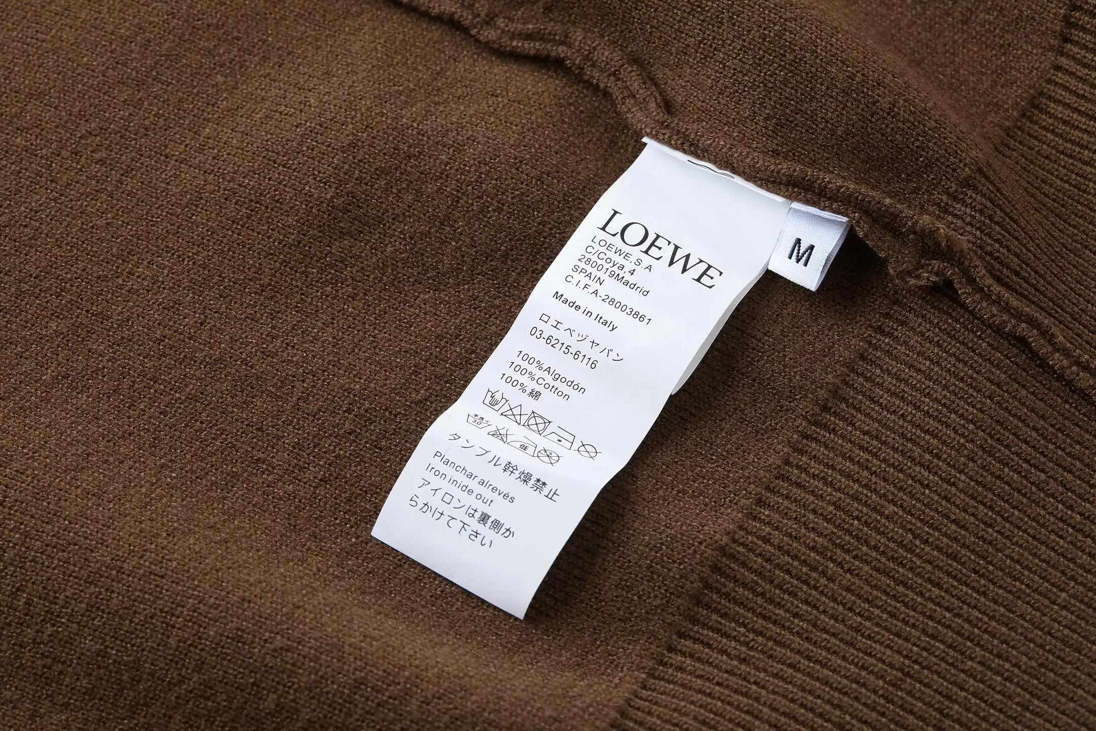 Anagram Leather-Patch Merino Wool Zip-Up Hoodie D31021173 — view 9