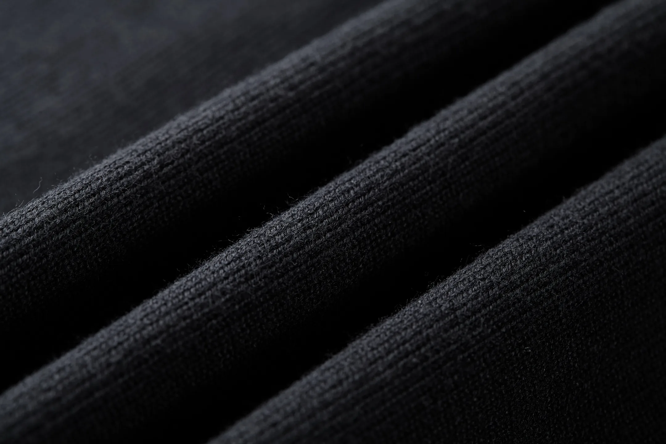 Anagram Leather Patch Merino Wool Zip-Up Hoodie D31021172 — view 8