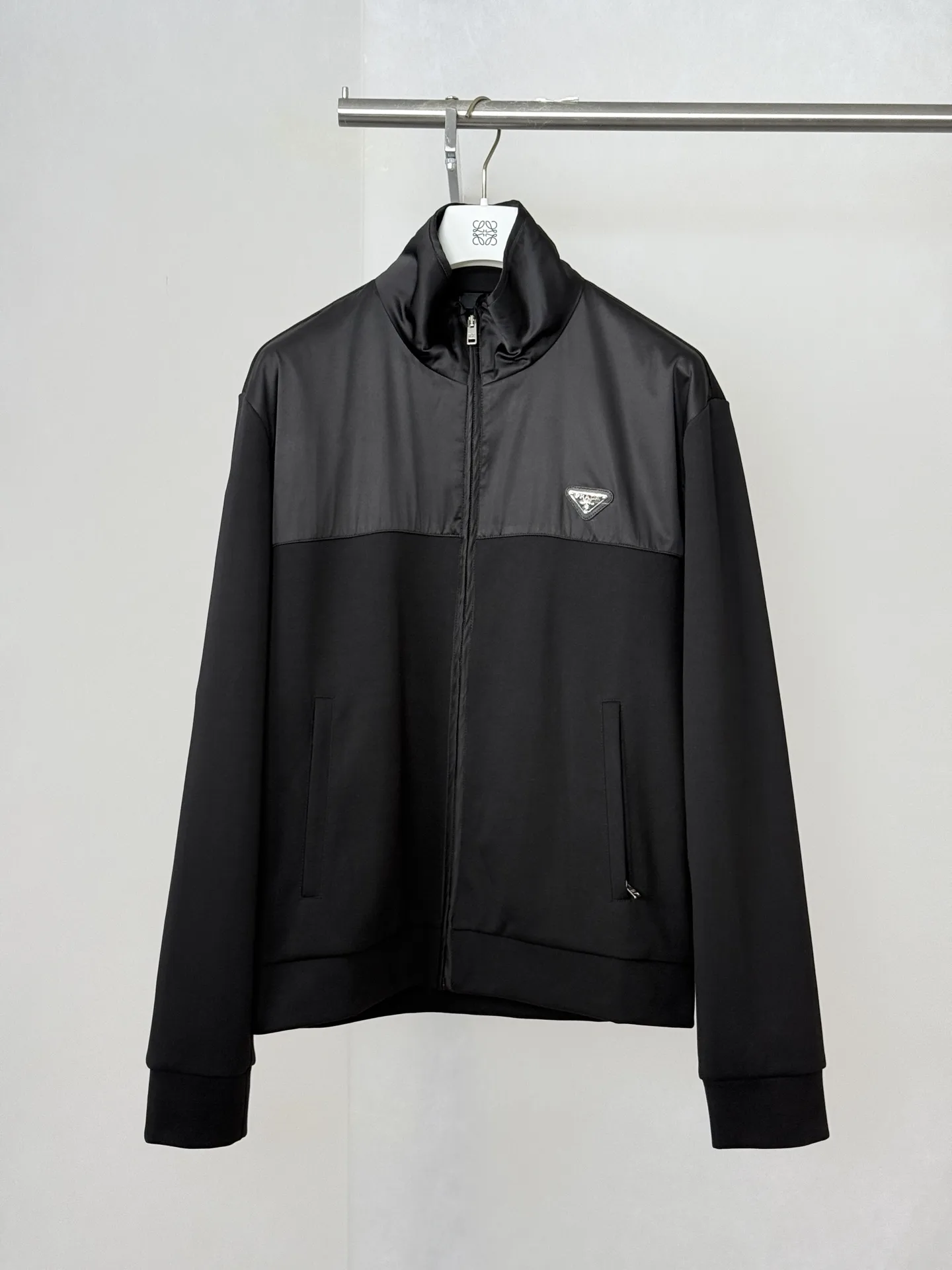 Nylon-Panelled Zip-Up Track Jacket D31020680