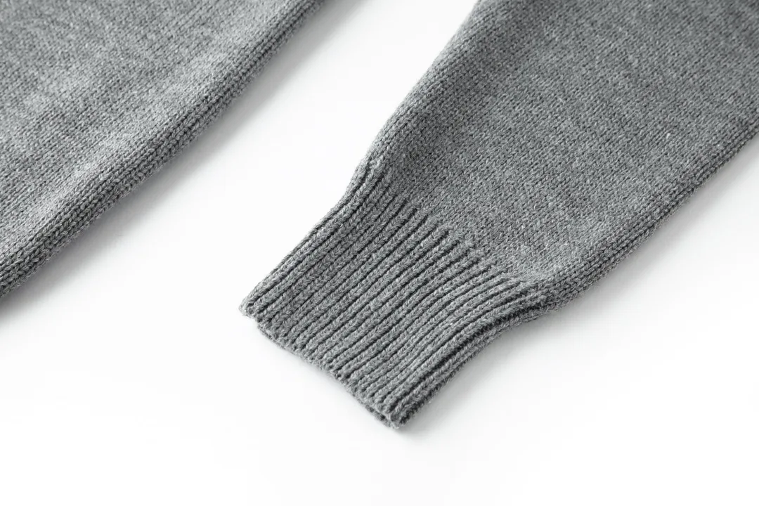 Logo-Embroidered Merino Wool Zip-Up Cardigan D31021181 — view 7