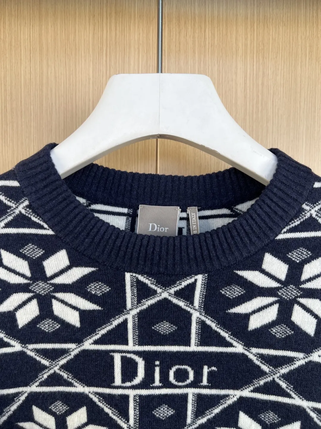 Dior Ski Capsule Floral Diamond Jacquard Sweater D31519235 — view 3